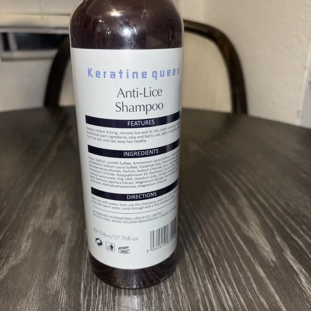 Keratins Queen Anti-lice‎ Shampoo  Advance Intergrated Formula Sealed 27.76Fl Oz